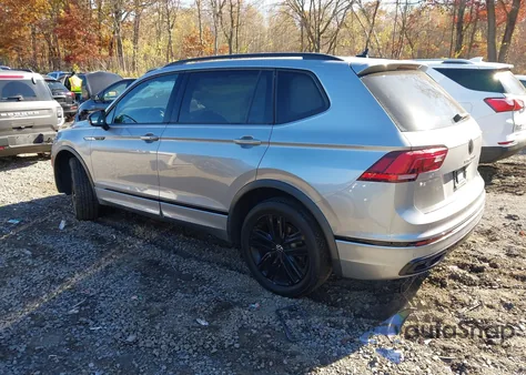 2022 Volkswagen Tiguan 2.0T Se R-Line Black из США, поврежденный, VIN 3VV8B7AX5NM003466